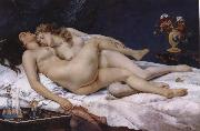 Gustave Courbet Sleep oil on canvas